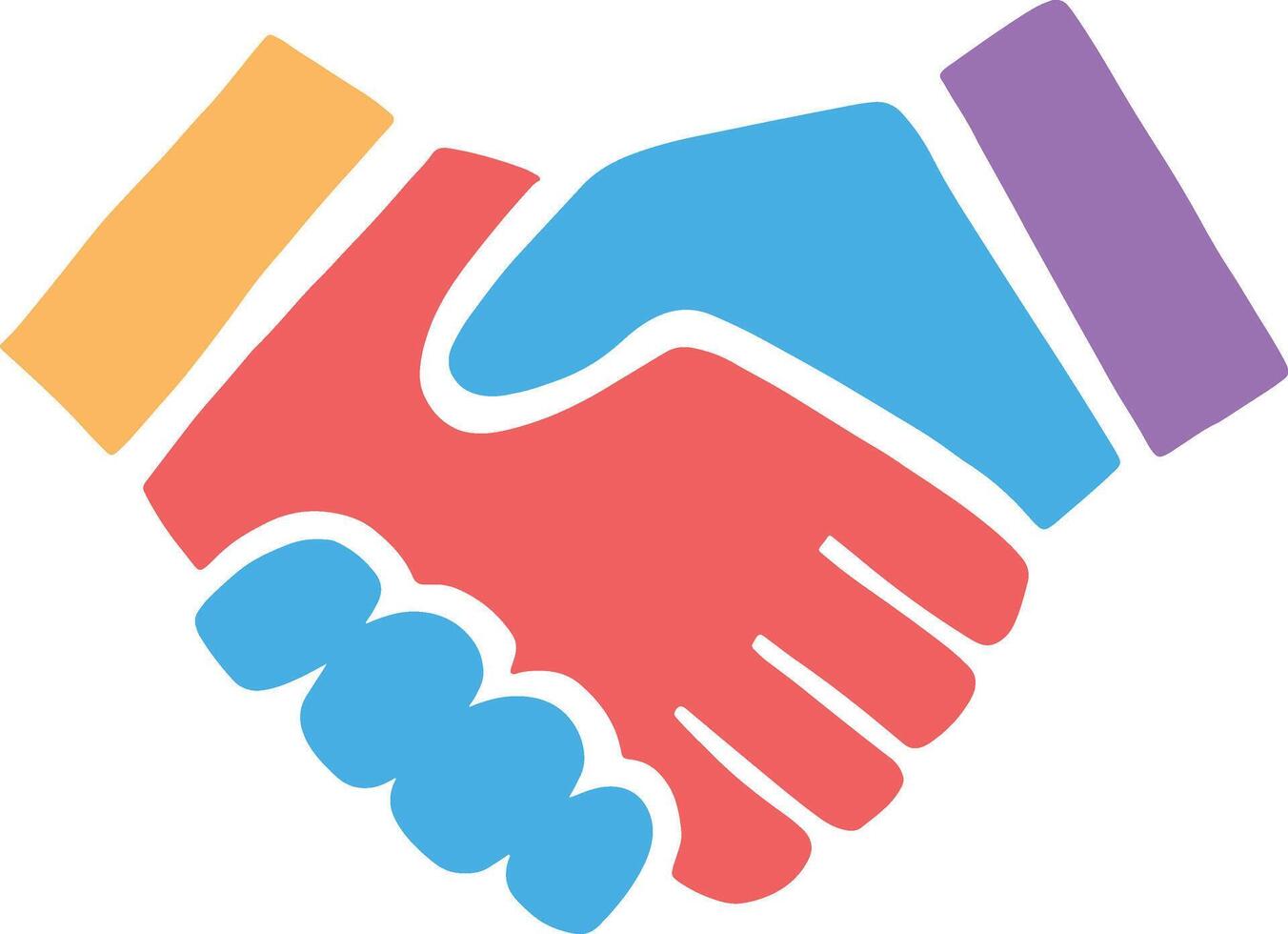 handshake icon ,Business agreement handshake icon vector
