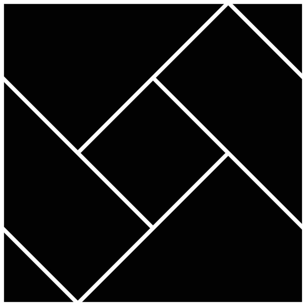 7 collage rectangle gird empty photo template. Background and pattern picture board. Picture frame composition portfolio collection. vector