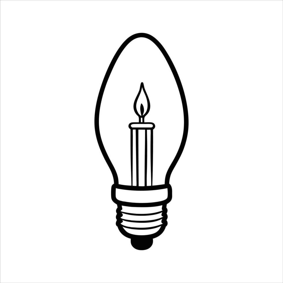 Light Bulb Illustration ClipArt Brighten Your Designs vector