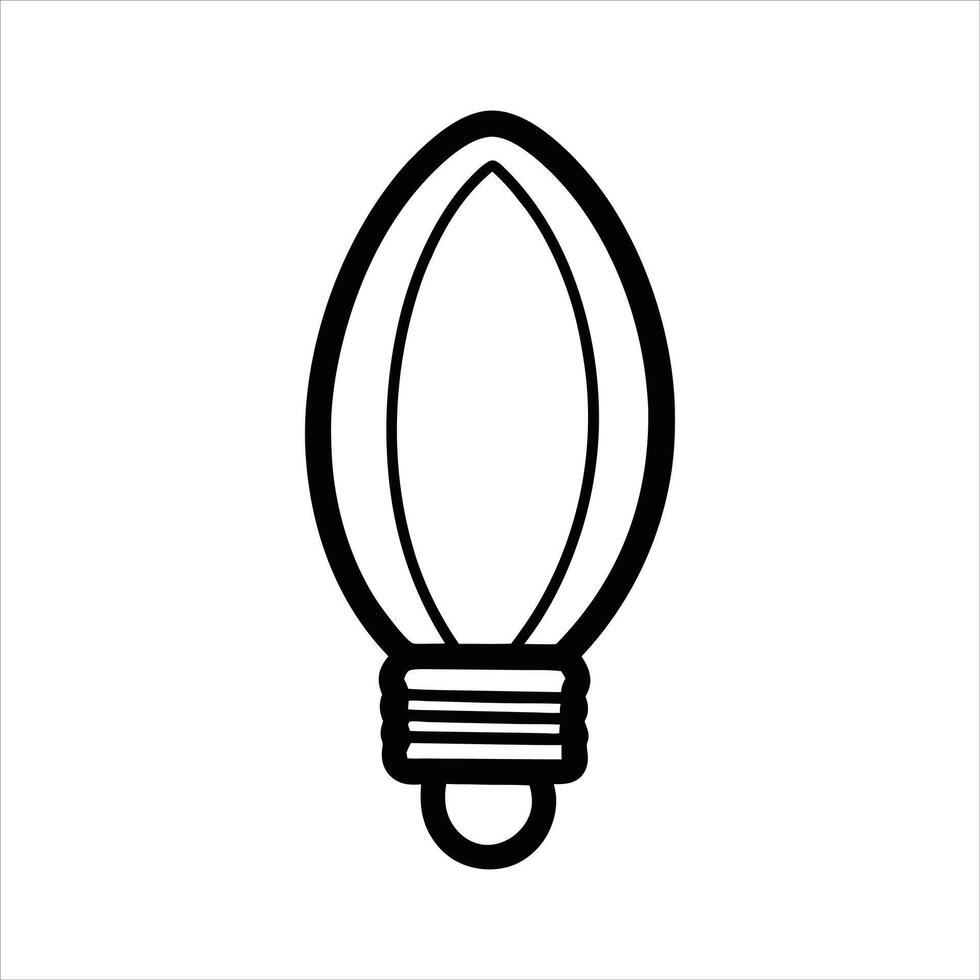 Modern Light Bulb ClipArt for Creative Projects vector