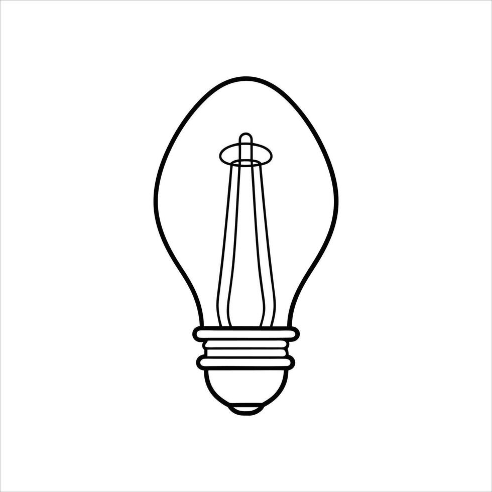Bright Idea Light Bulb Illustration vector