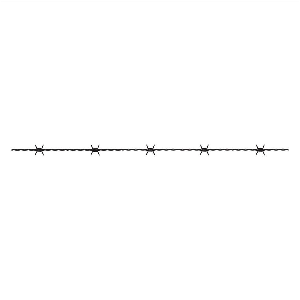 Intricate Barbed Wire Art Graphics for Designer vector