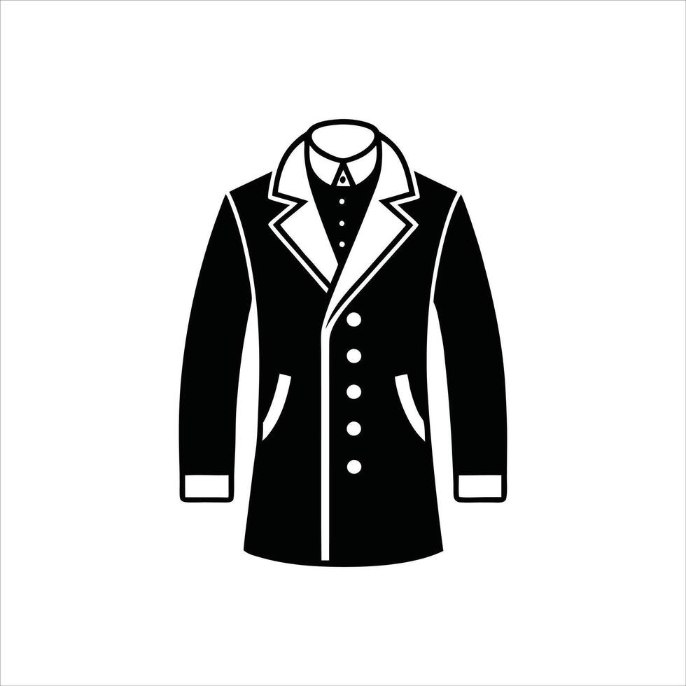 Winter Essentials Long Outerwear ClipArt vector