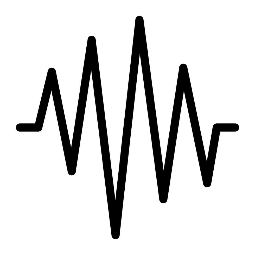 Beat icon line style vector