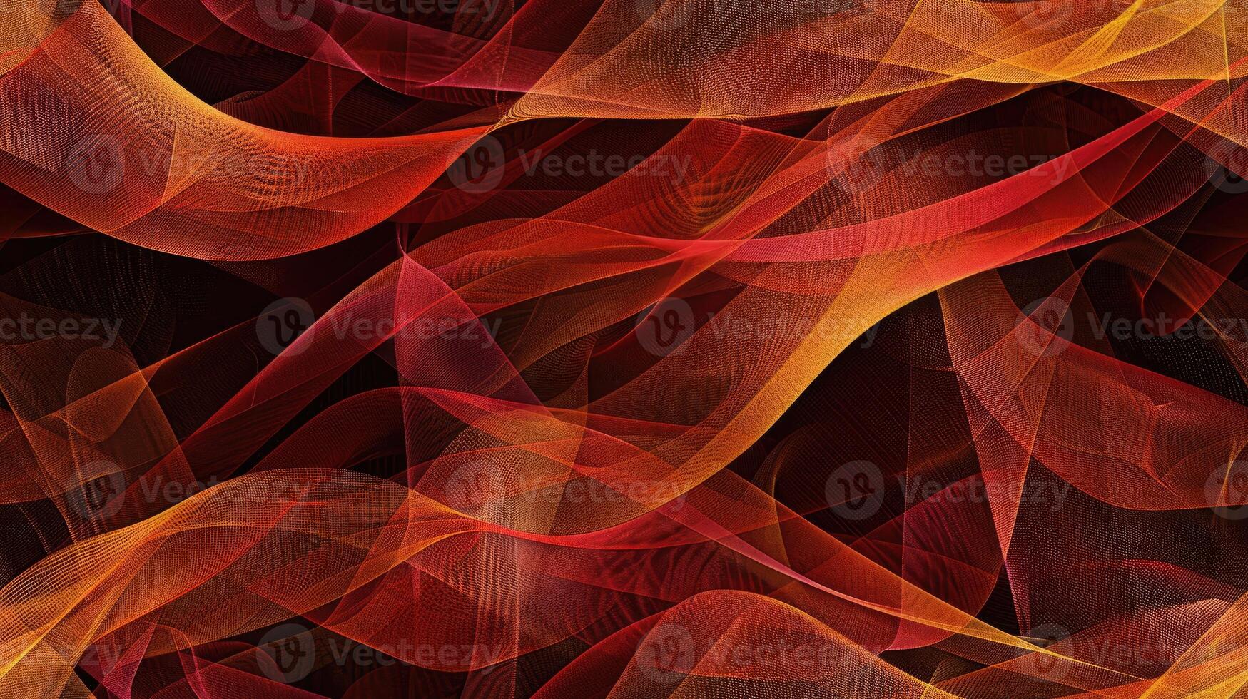A red and orange abstract background with wavy lines photo