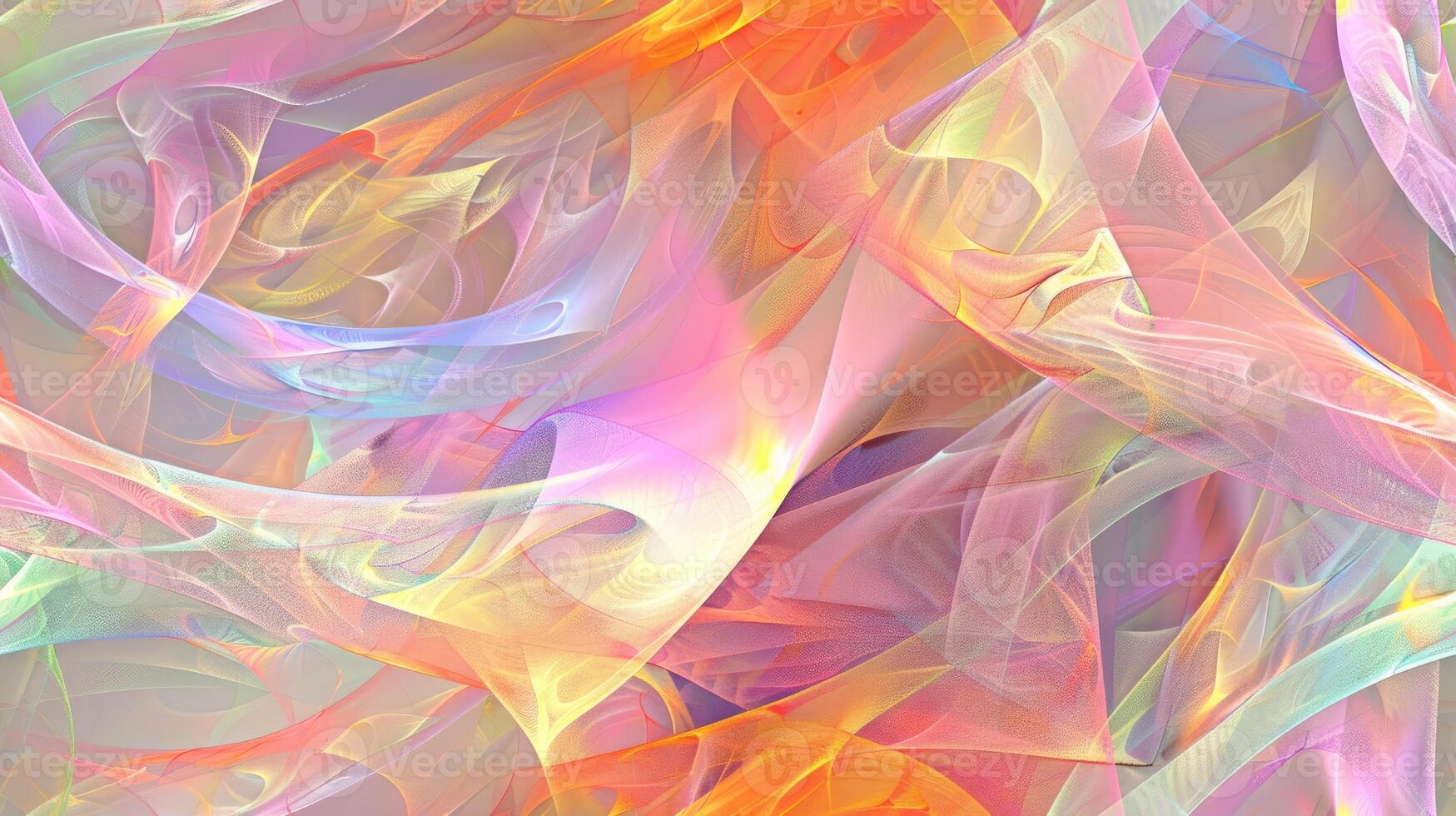 Abstract colorful swirls on a white background photo