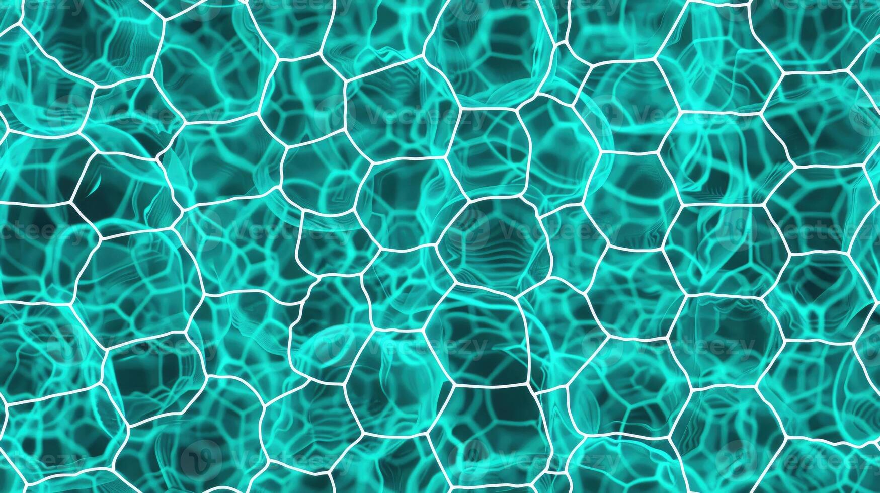 A blue background with many small circles photo