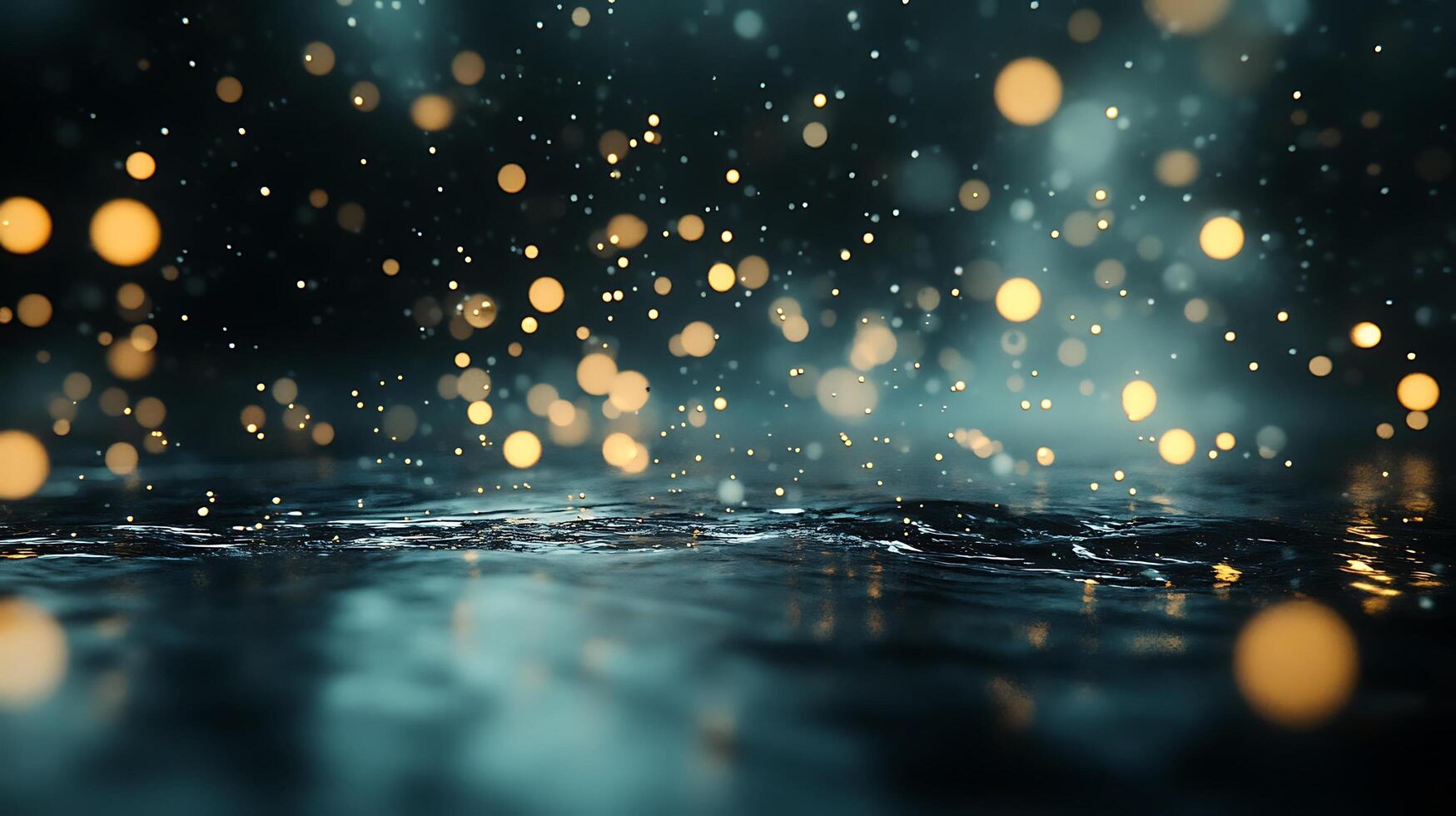 Radiant and Stylish HD Background with Vibrant Bokeh Glow Effects photo