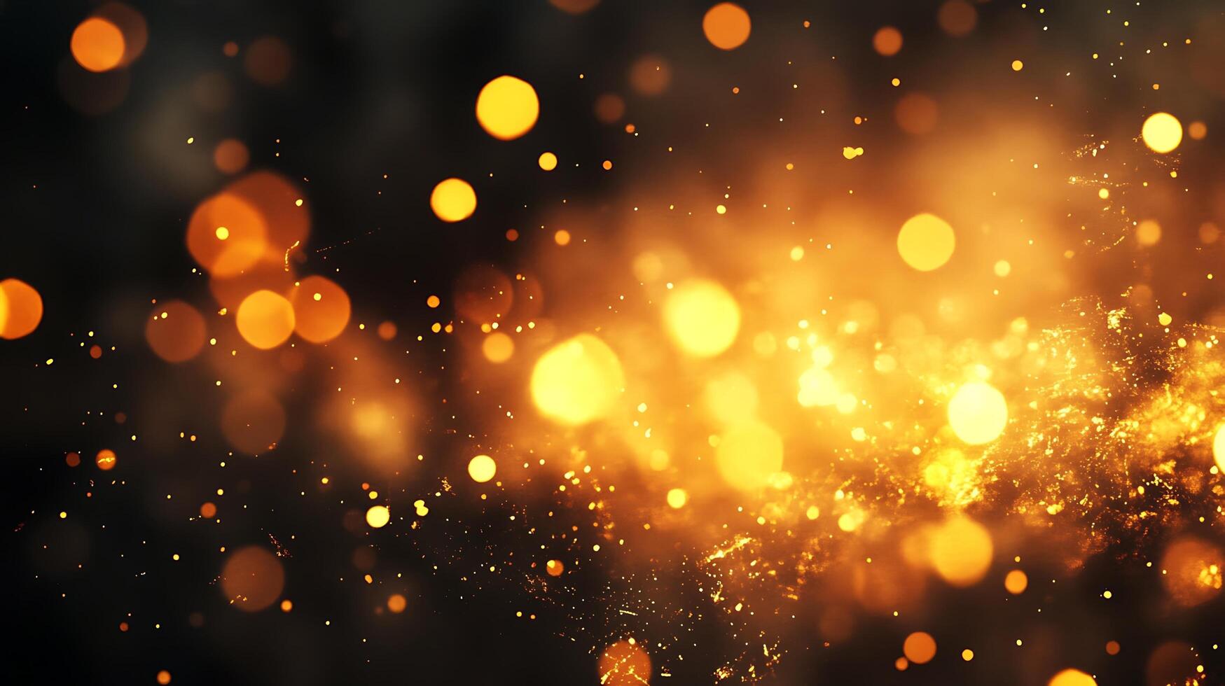 Stunning Glow and Vibrant Bokeh Lights in a Dreamy HD Background photo