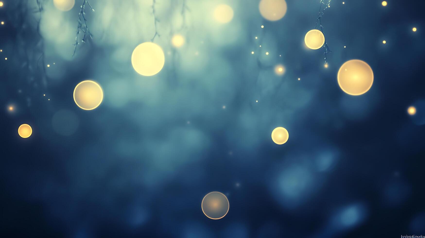Radiant Sparkling Glow Effects with Captivating HD Background and Bokeh Lights photo