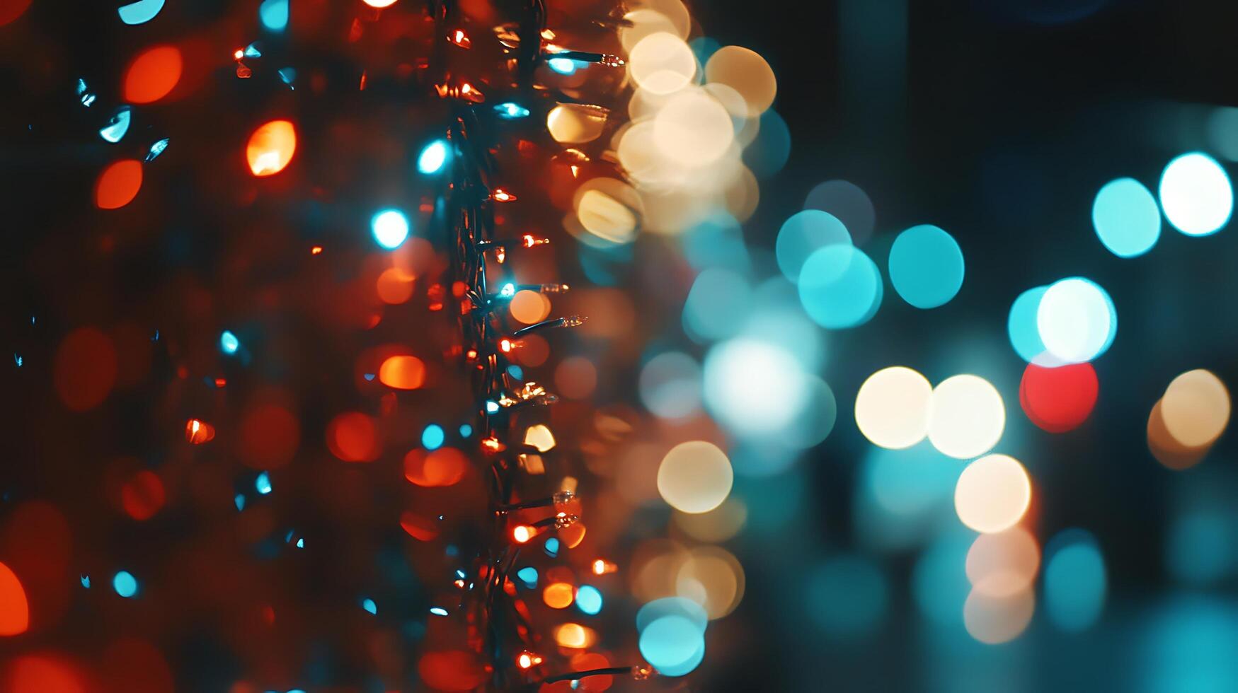 Radiant Dreamy Glow Effects Featuring Sparkling Bokeh Lights in HD Design photo