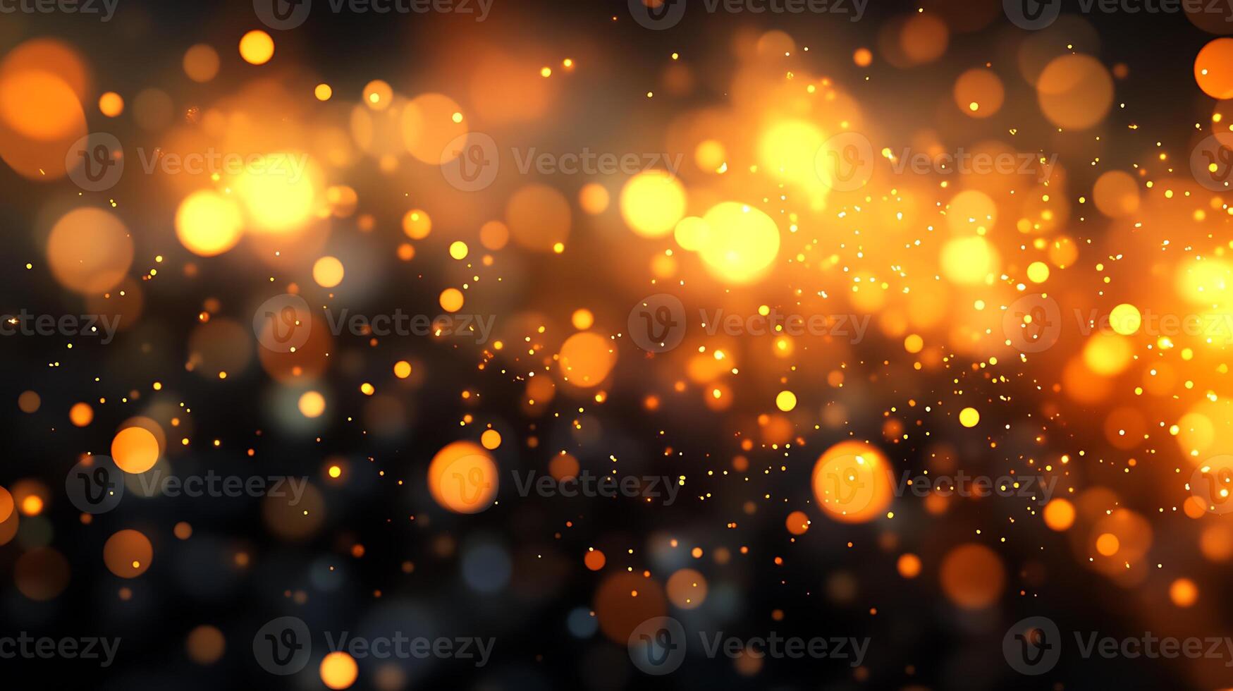 Stylish Sparkling Glow Effects in Dreamy HD Background with Vibrant Bokeh Lights photo