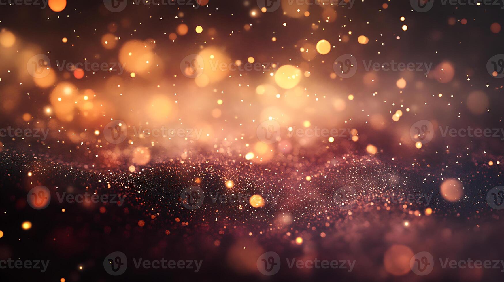 Sparkling Radiant Glow Effects in Vibrant HD Background with Captivating Bokeh Lights photo