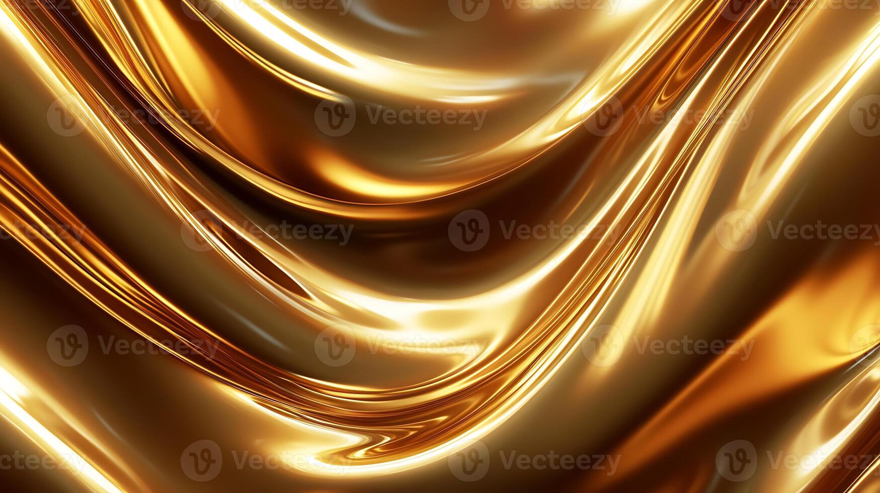 Elegant Wave Patterns in Gold and Marble for Modern Wallpapers photo