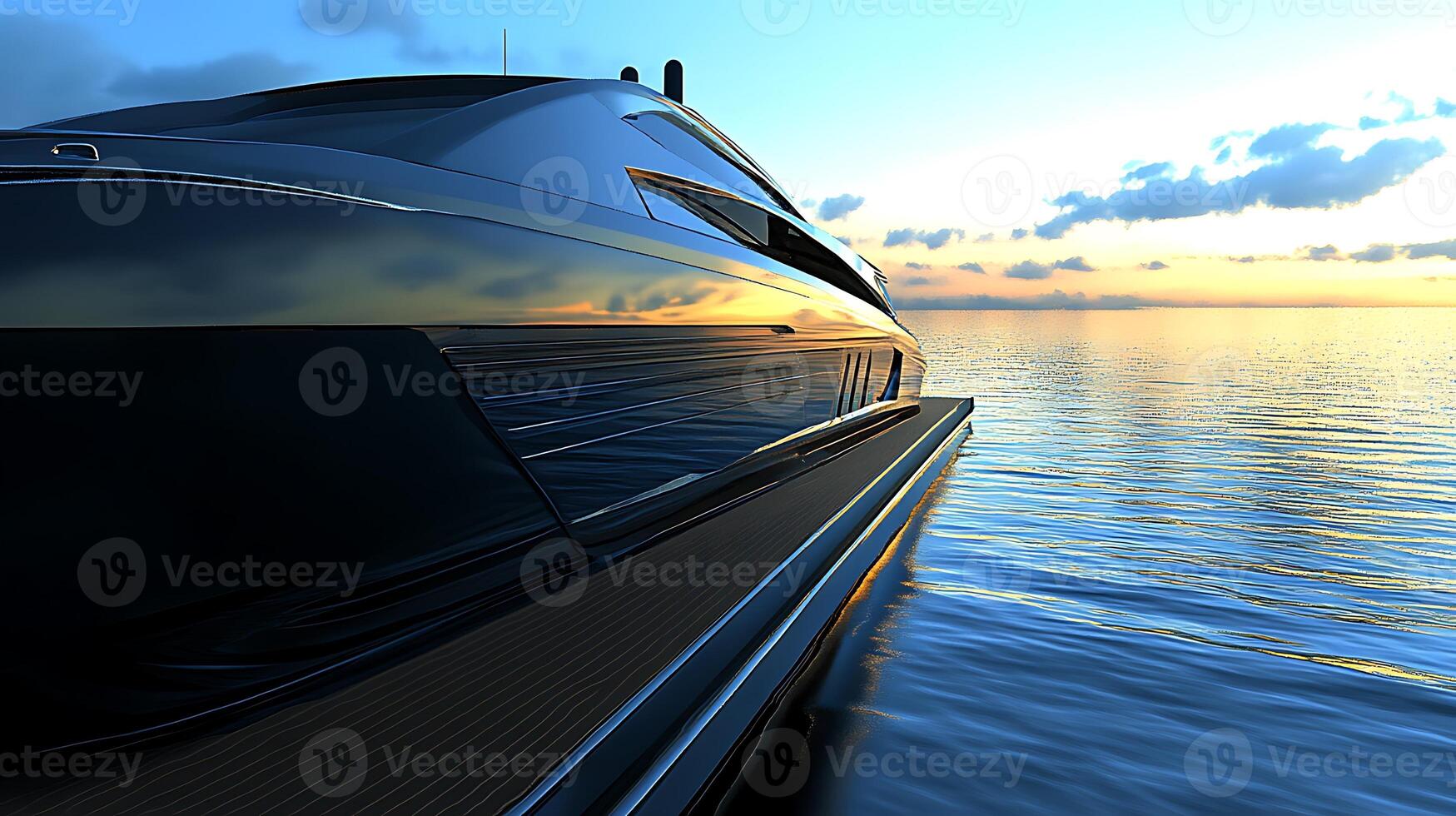 A Masterpiece Modern Boat Visualization Captured in Ultra HD Realism photo