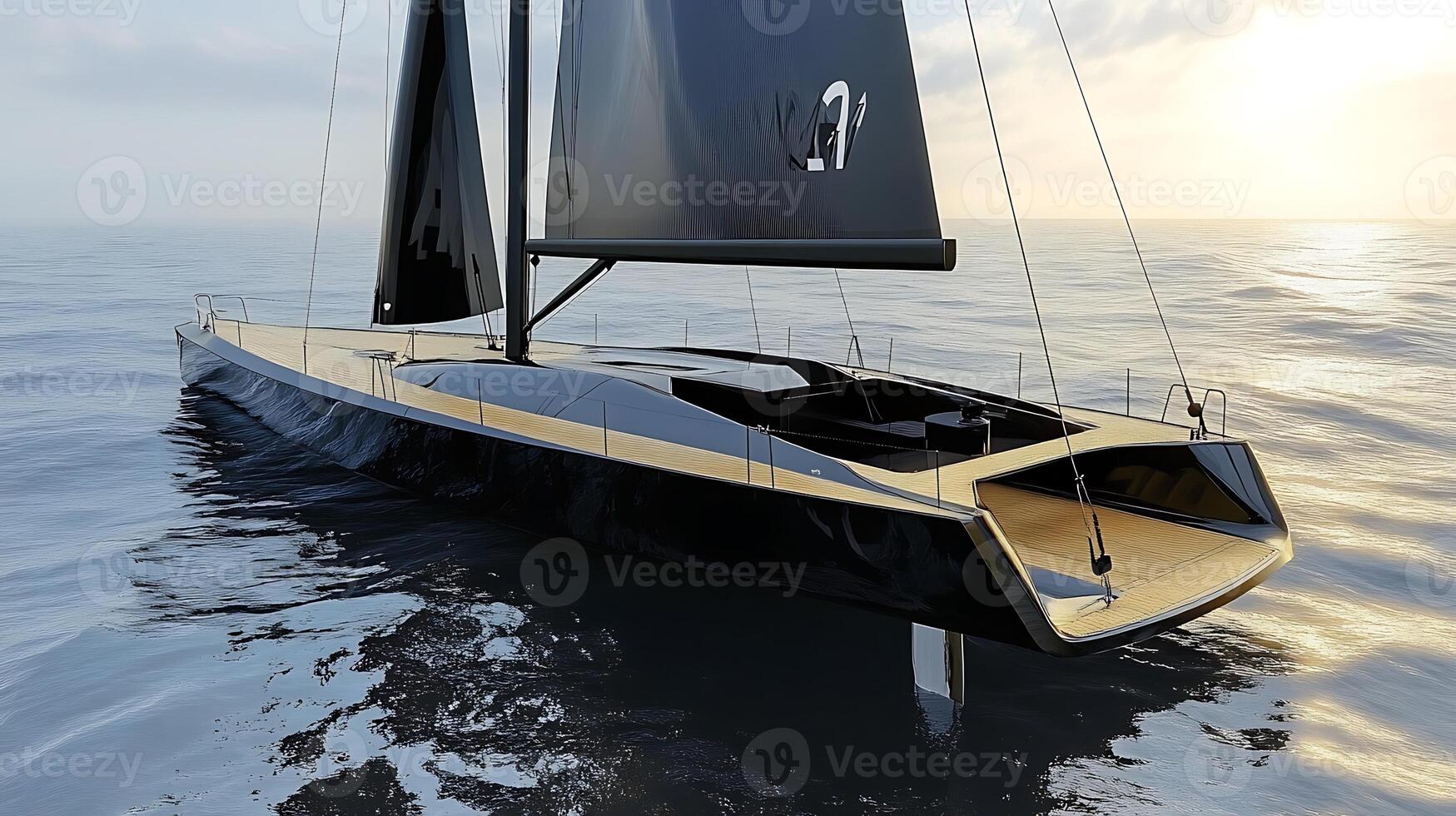 Modern Boat Visualized in Ultra-Realistic High-Definition Excellence photo