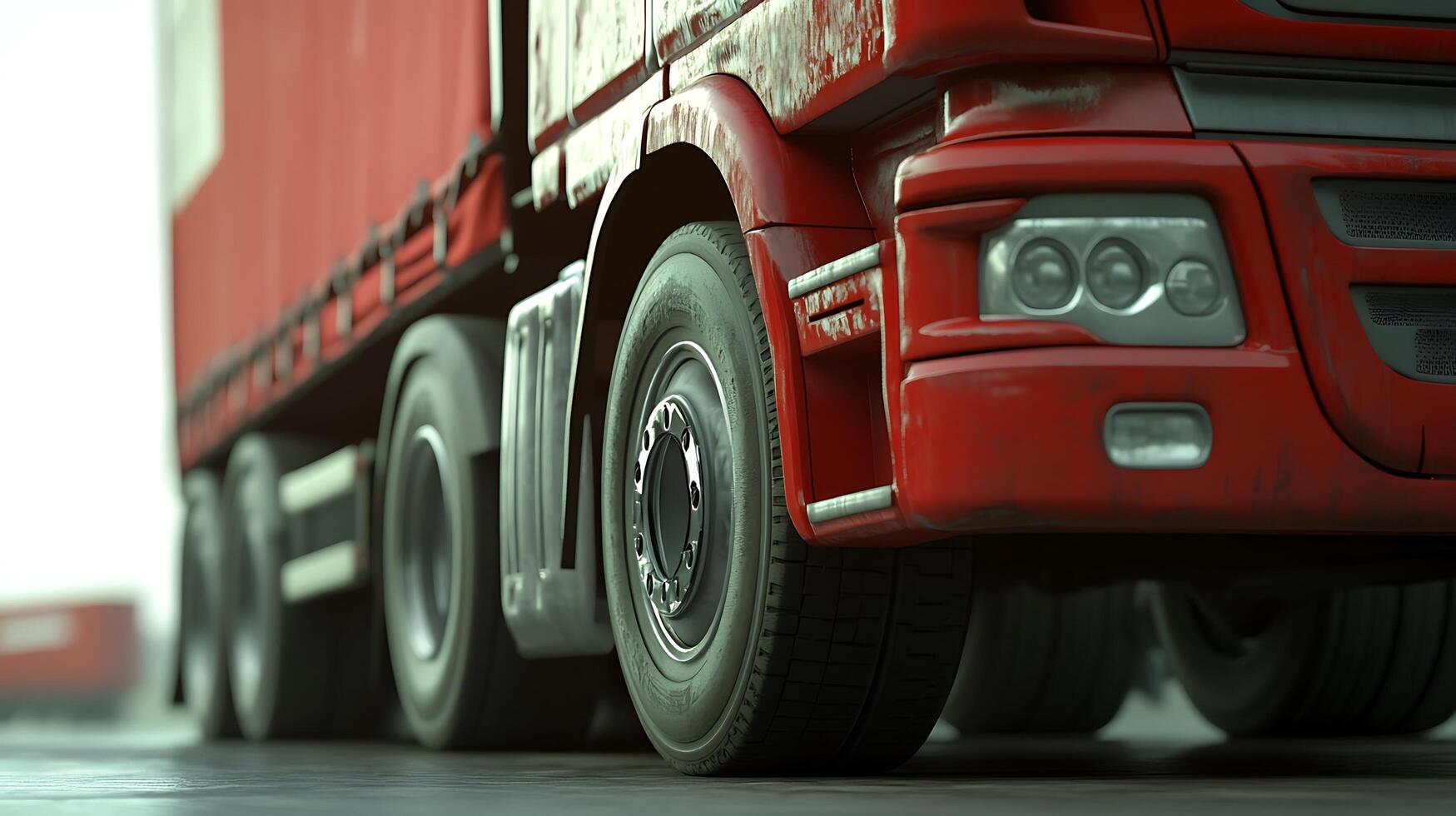 A Stunning Close-Up Look at Freight Magnified in Realistic Detail photo
