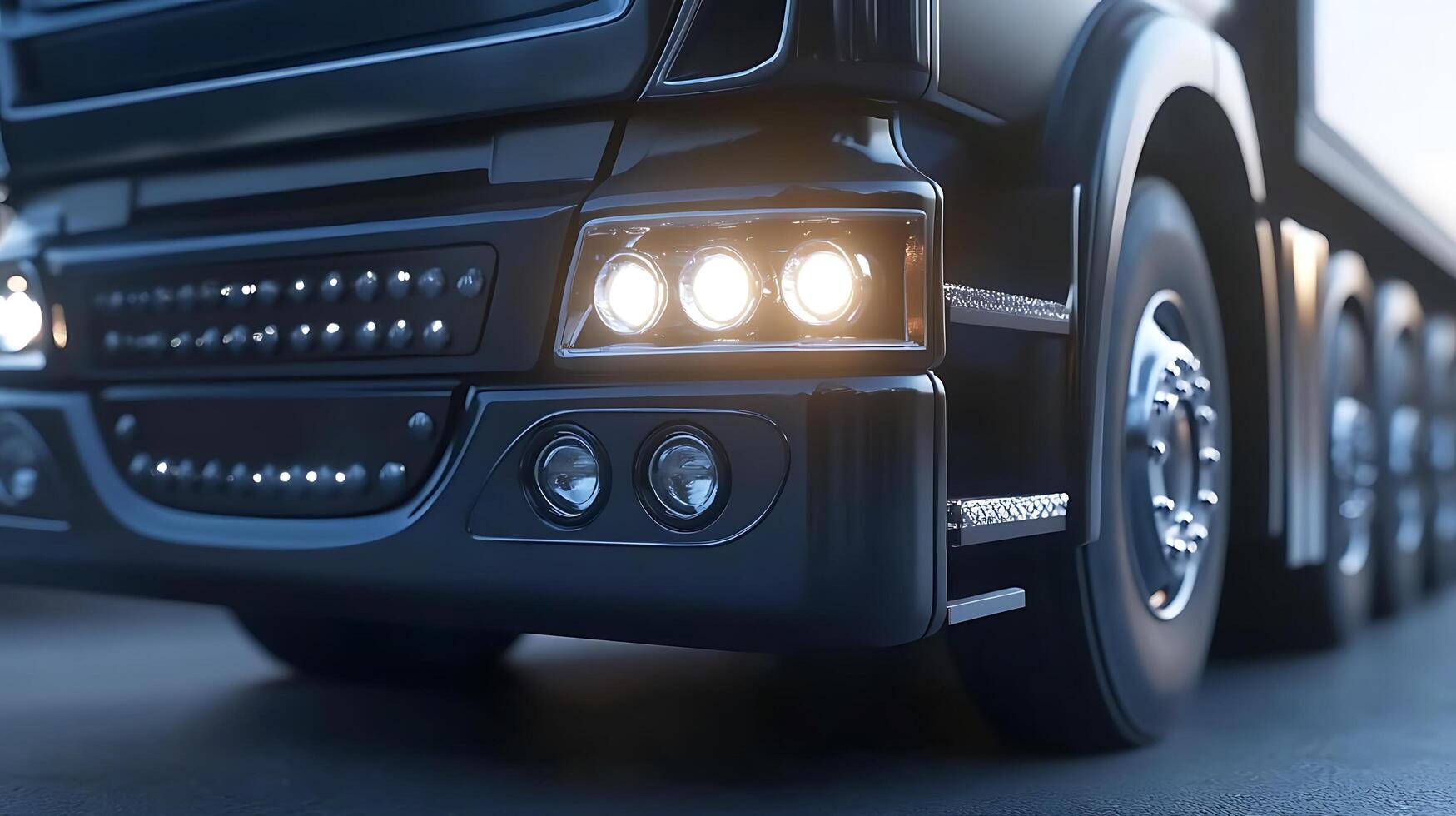 Freight and Logistics Captured in Stunning Realistic Close-Up Mastery photo