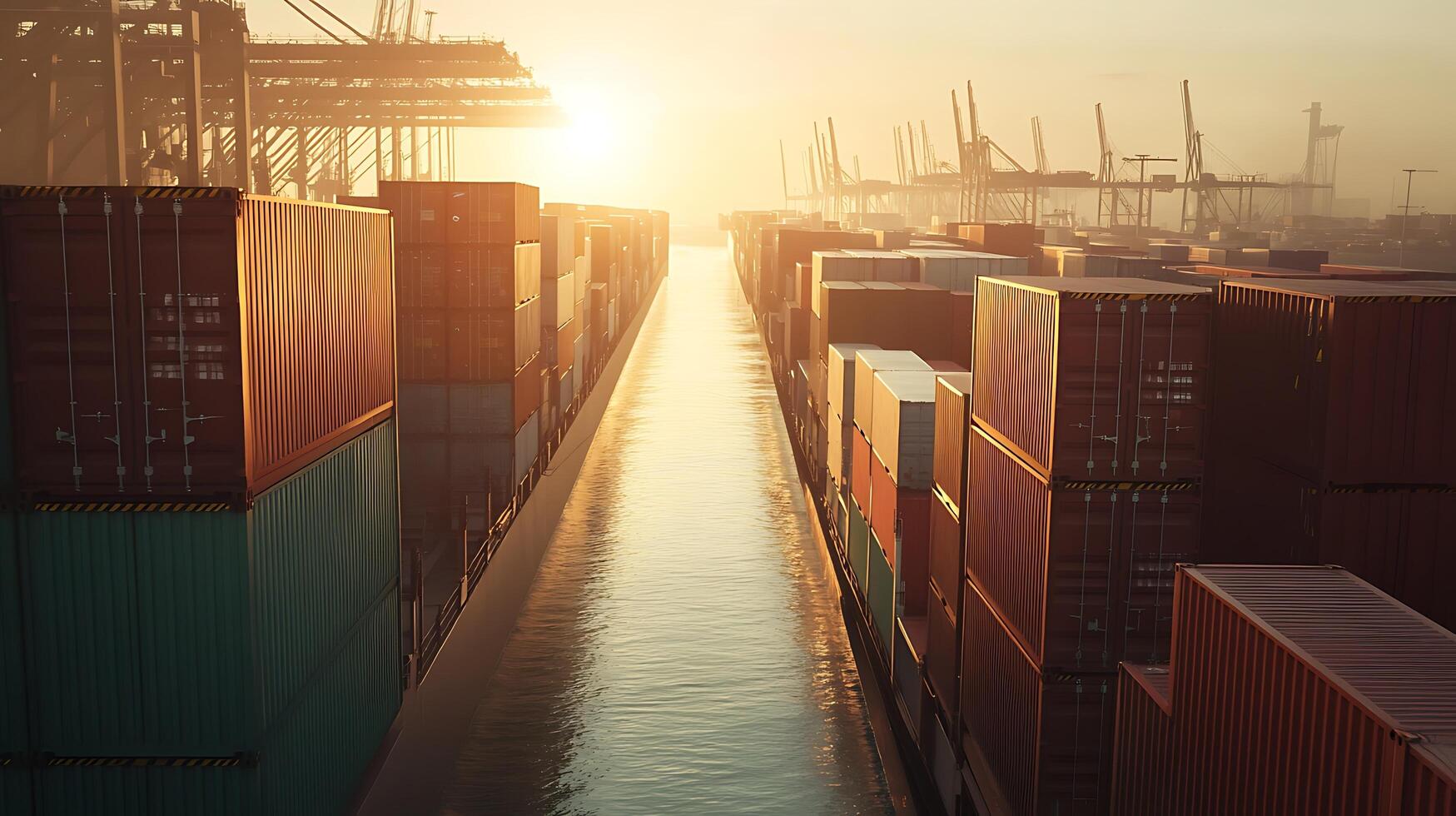 Realistic and Stunning Close-Up of Logistics Magnified with Precision photo
