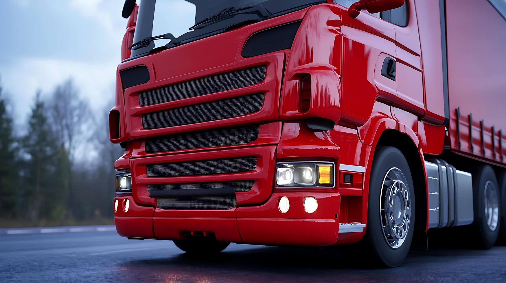 A Stunningly Realistic Close-Up of Logistics Magnified with Precision photo