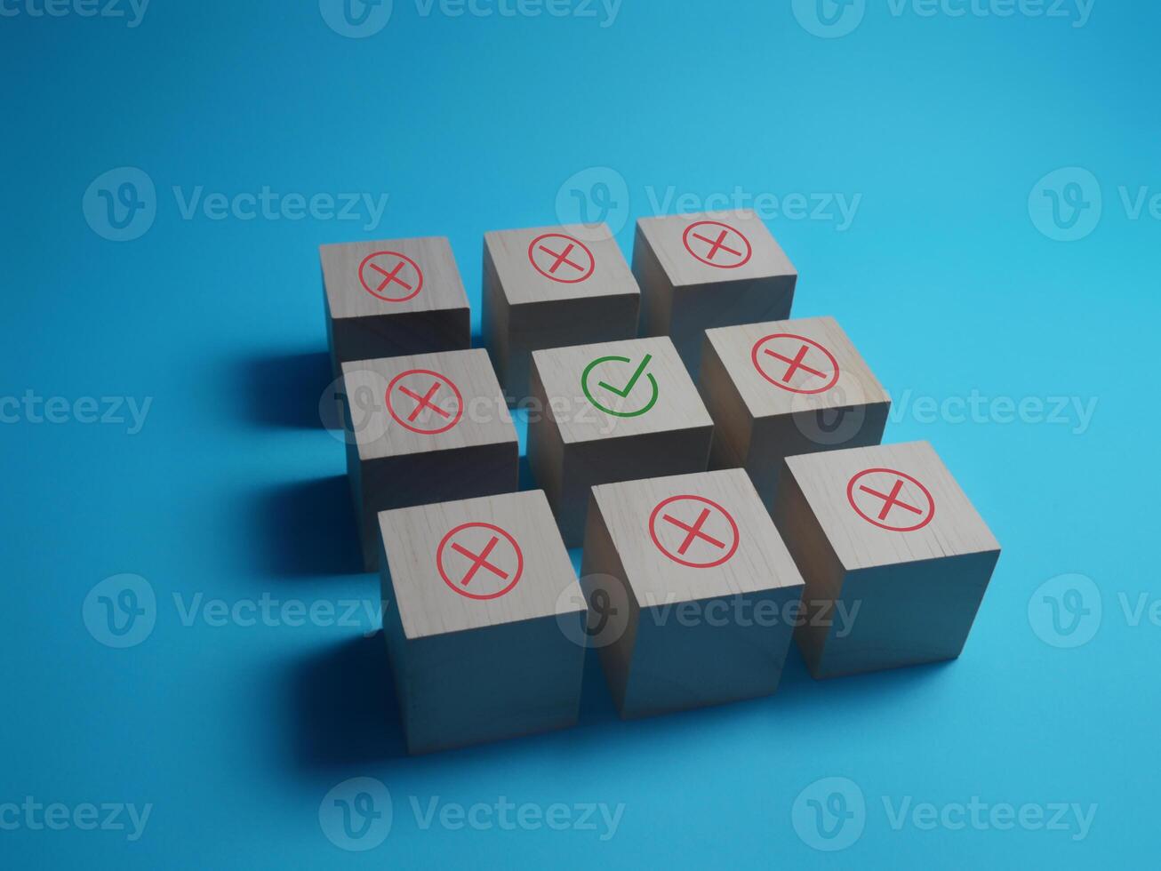 Wrong mark more than right. Confirmation, Recheck, Quality control photo