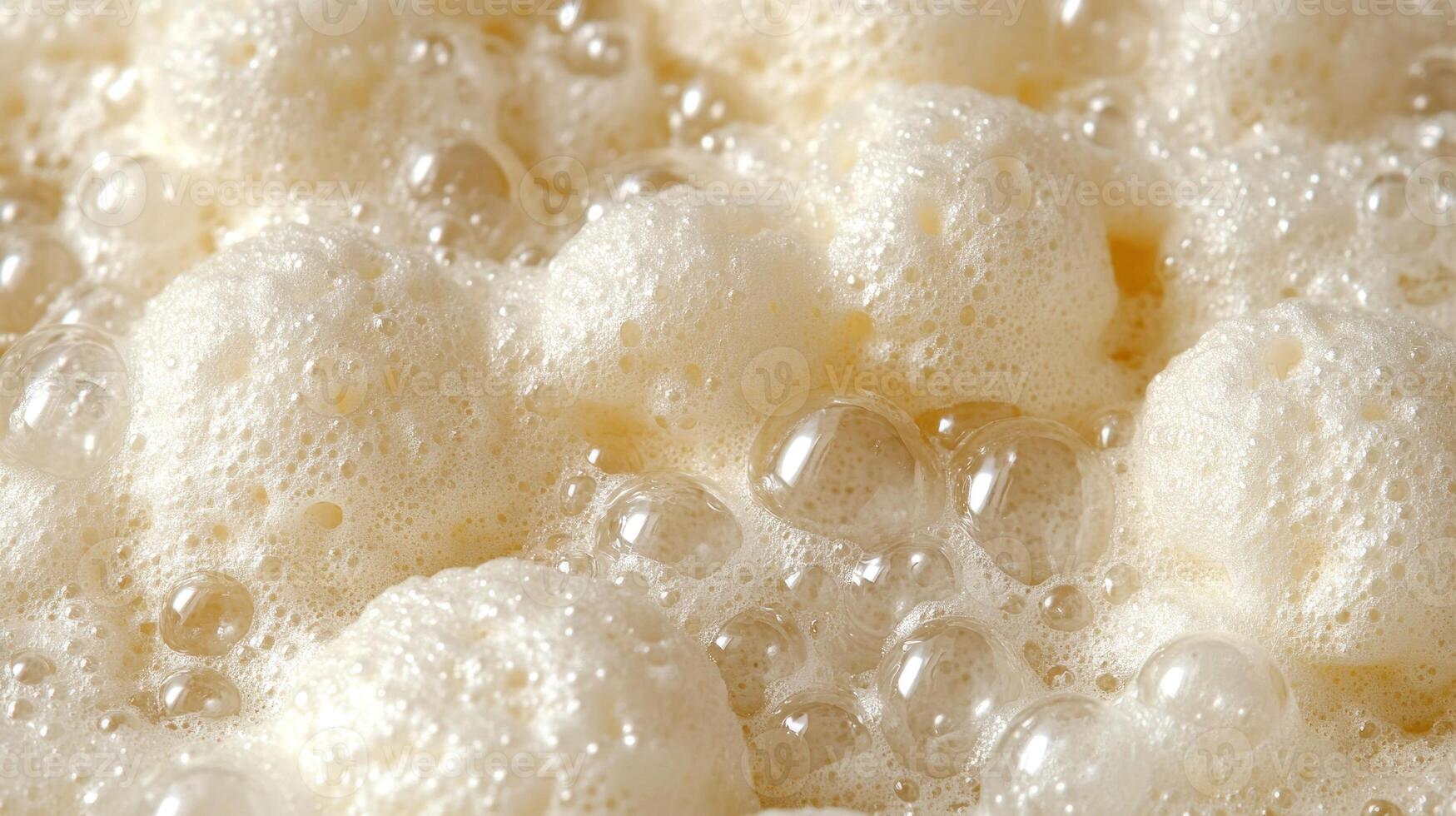 A frothy mixture fills the container, enticing with its vibrant effervescence photo