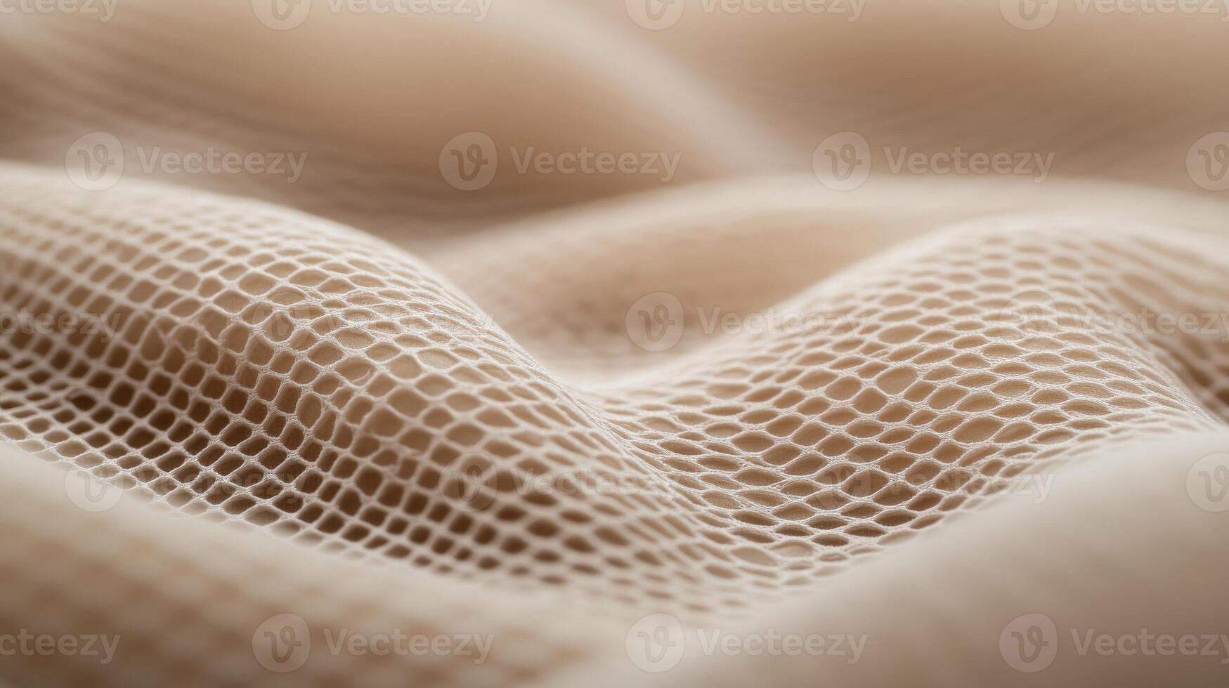 Fabric texture with a fine mesh pattern in soft tones photo