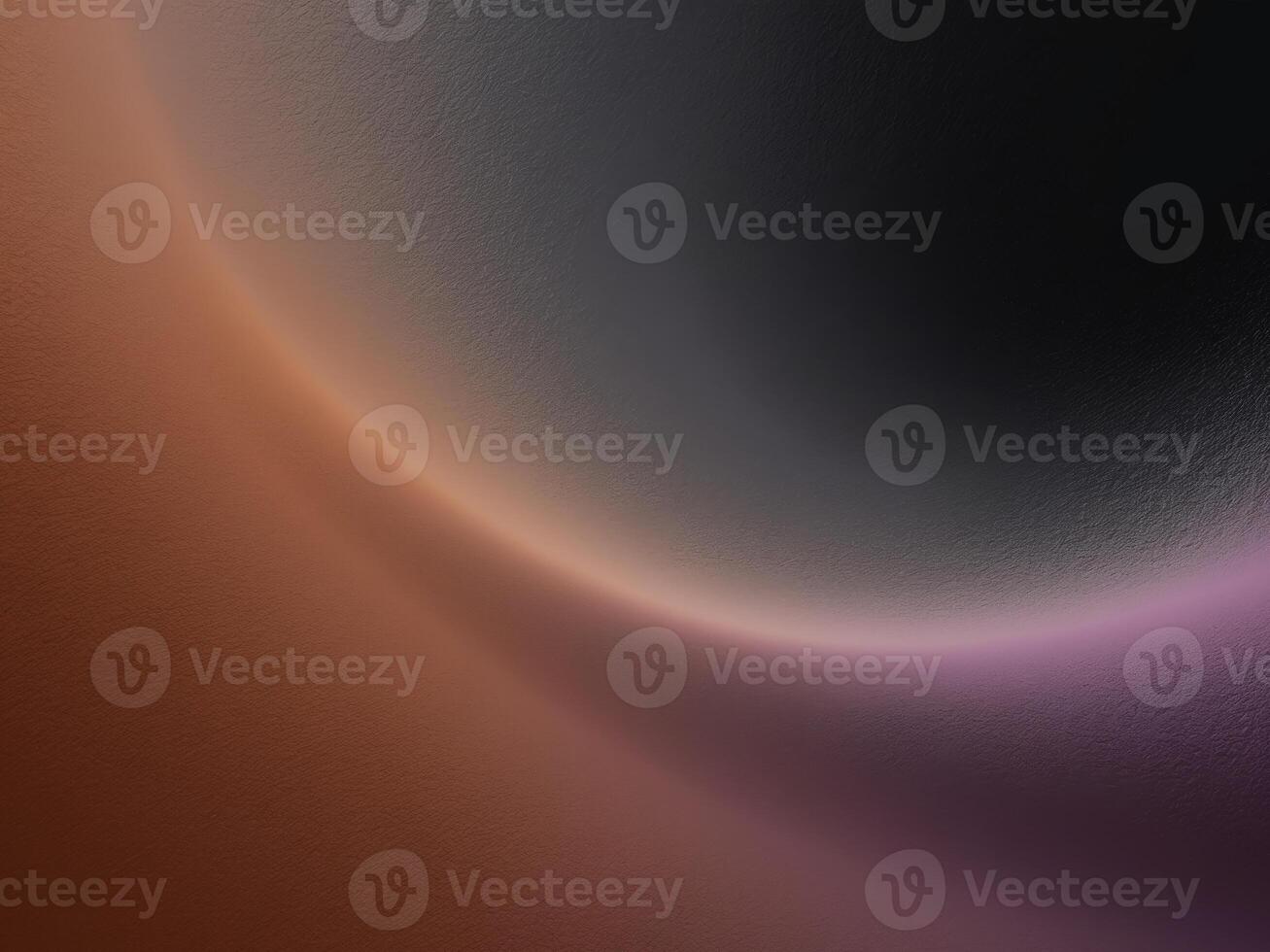 Gradient Background Dark Brown Orange Purple Black Smooth Abstract Noisy Texture Design. photo