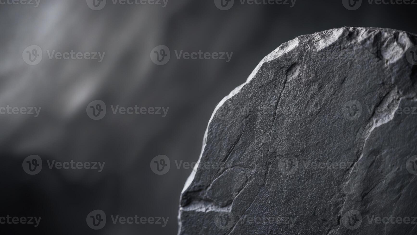 Dark Textured Stone Surface for Background Use. photo