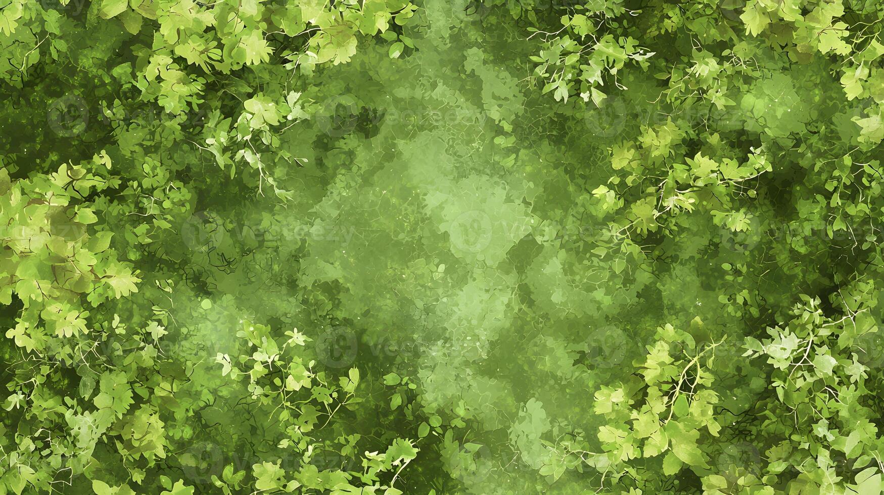 A green hillside with a blue sky in the background photo