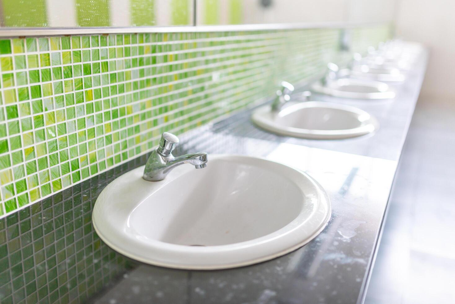 Washbasin in a modern bathroom photo