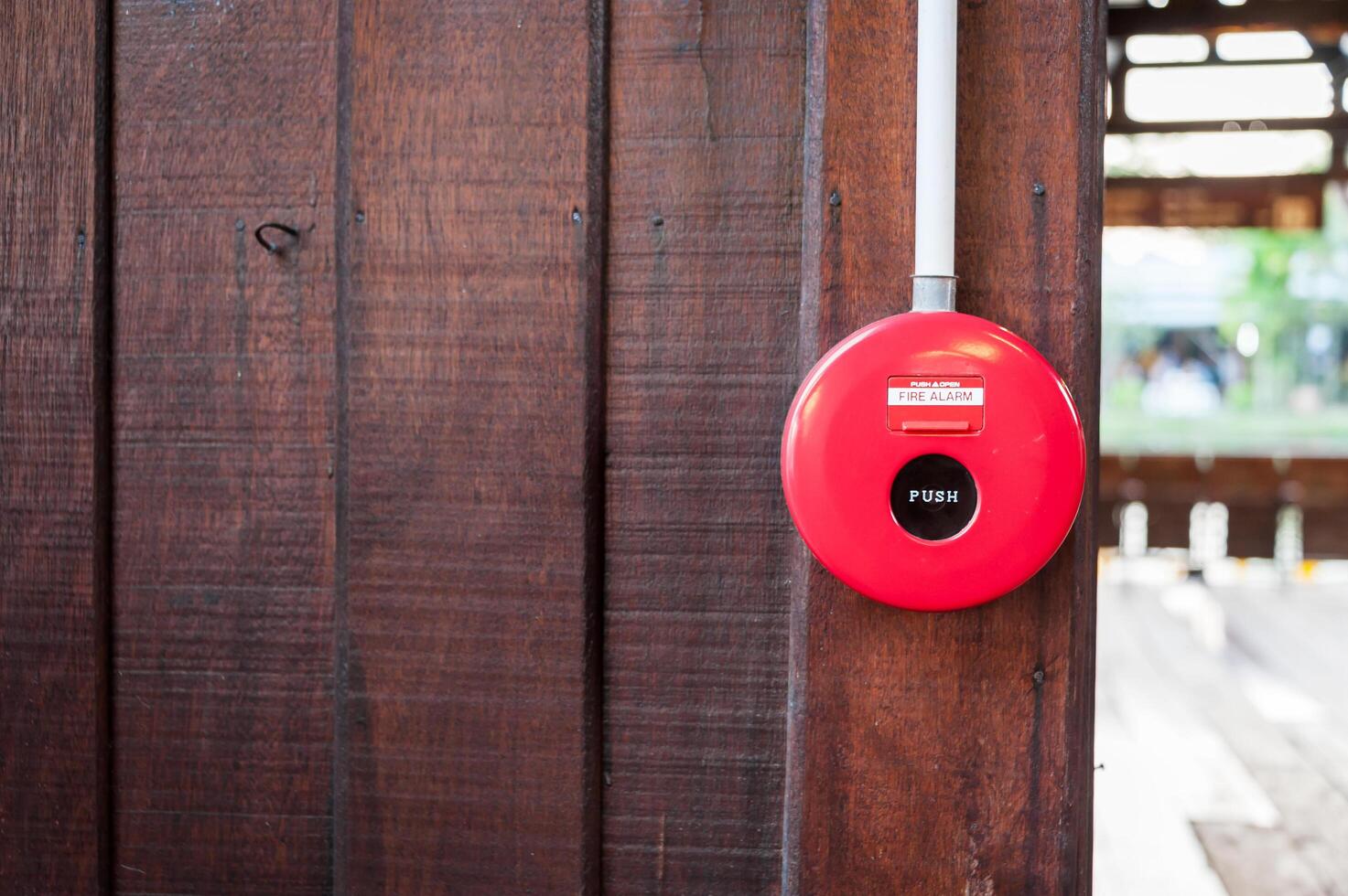 Fire Alarm near door fire photo