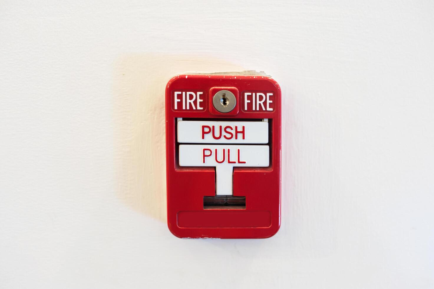 Fire Alarm near door fire photo
