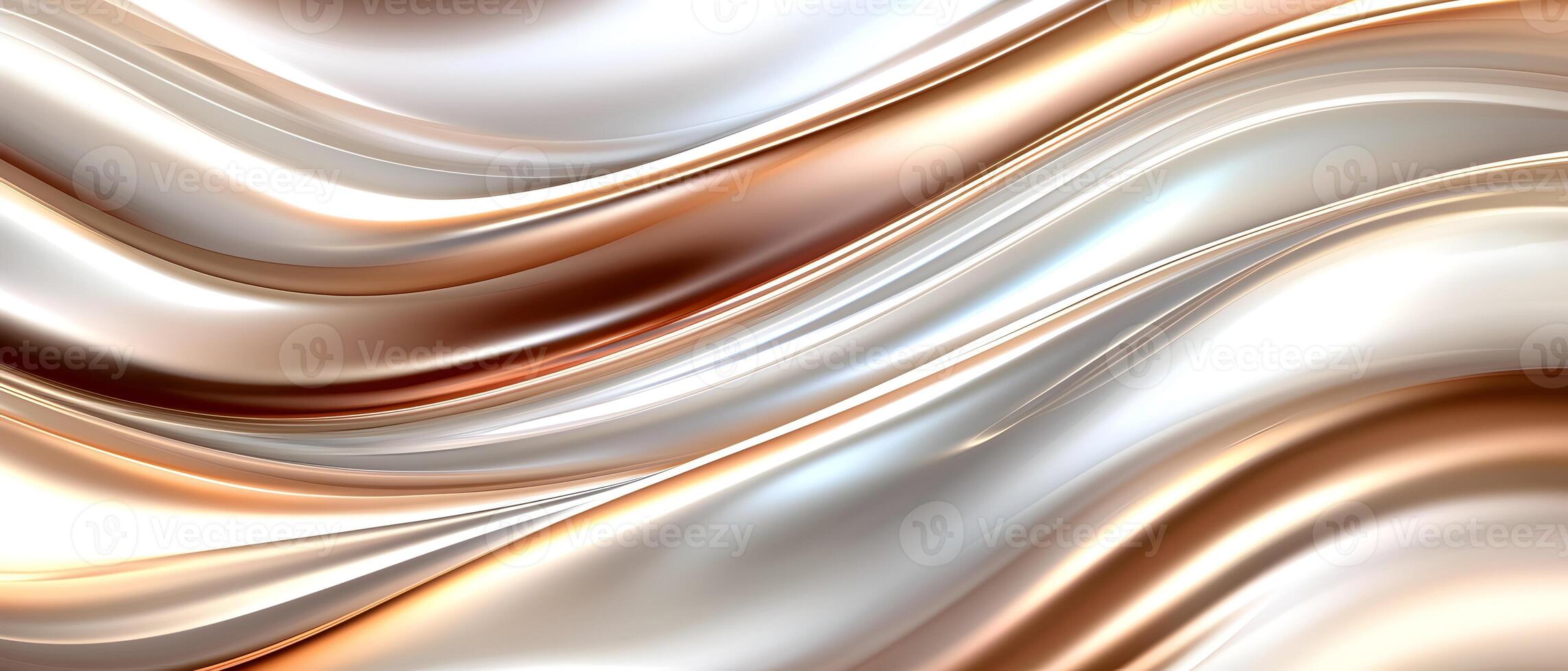 A long, curvy line of gold photo