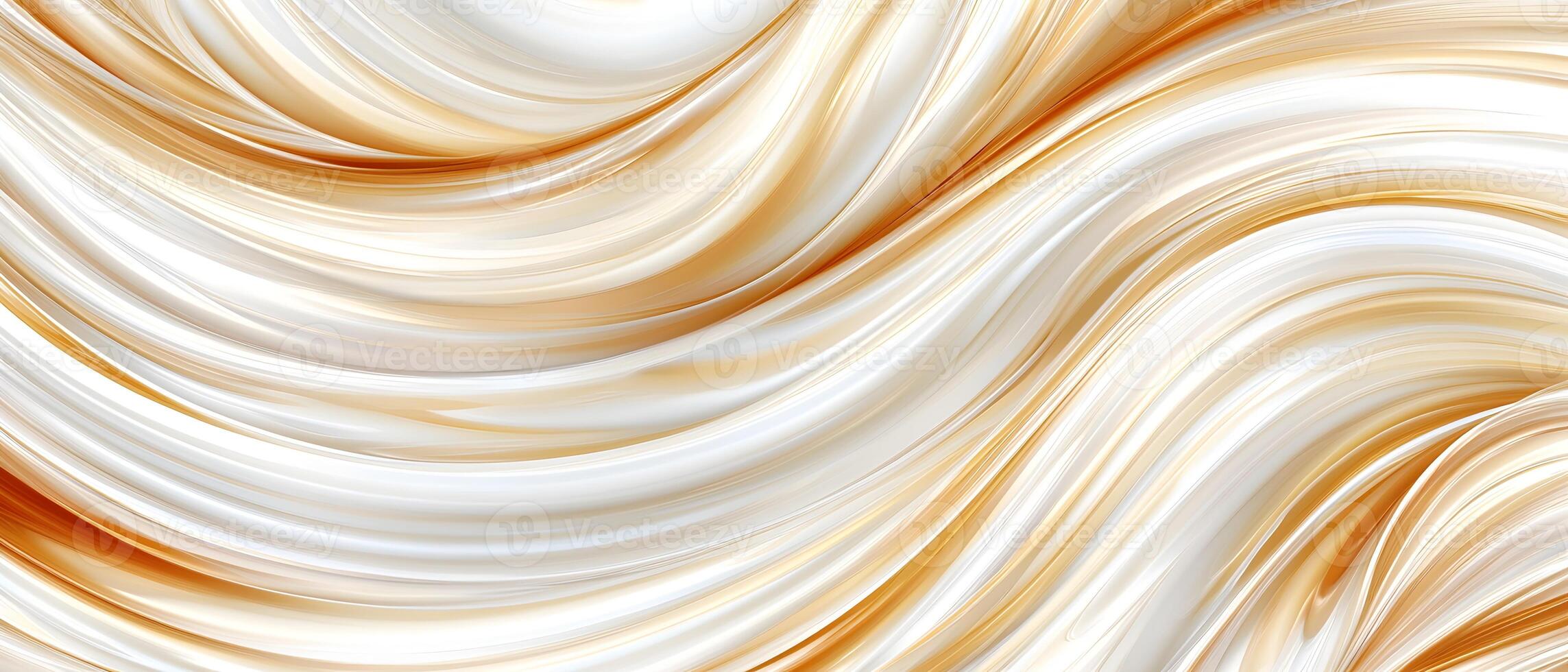 A long, curvy line of gold photo