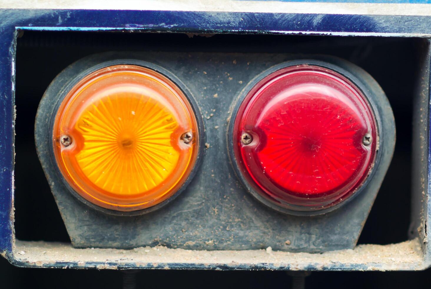 turn signal in sun light photo