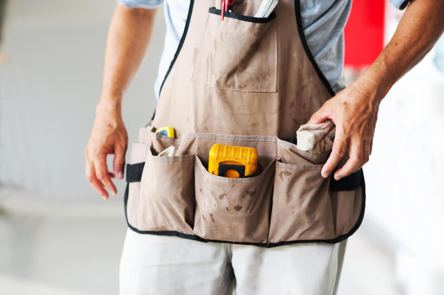 Tool in pocket in soft light photo