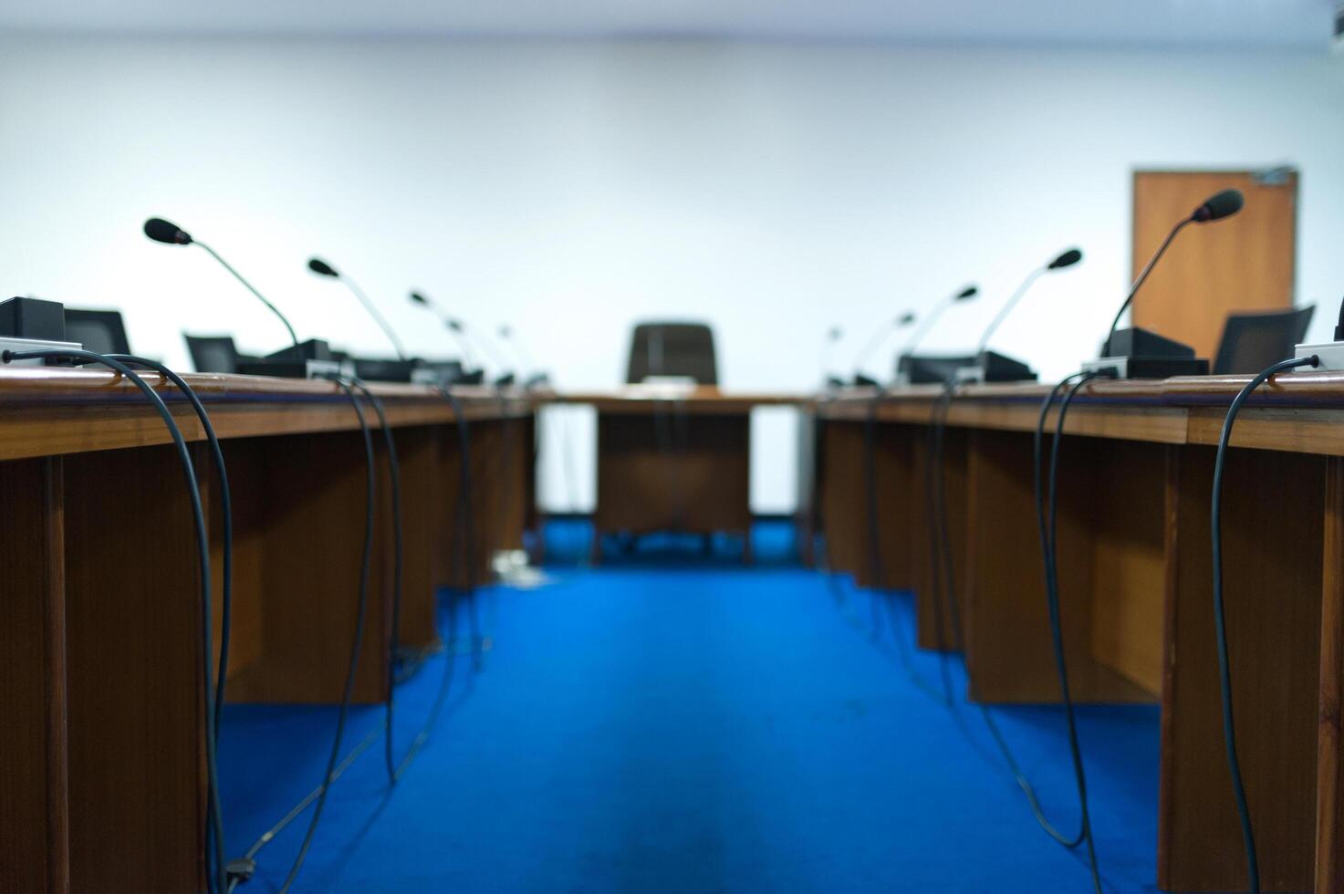 Meeting room empty no people photo