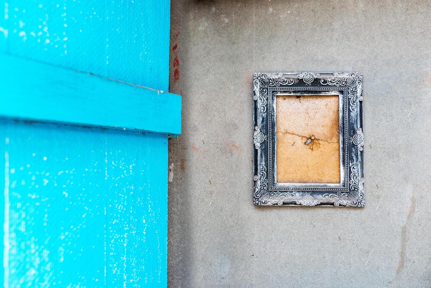 Old frame in soft light photo