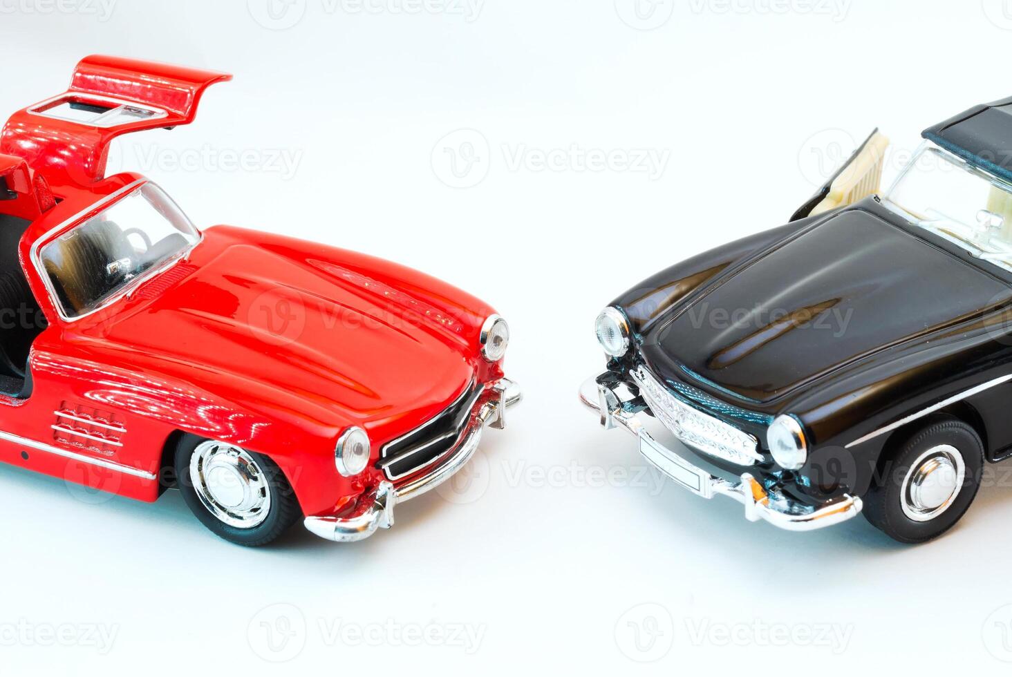 Sport car model in studio light photo