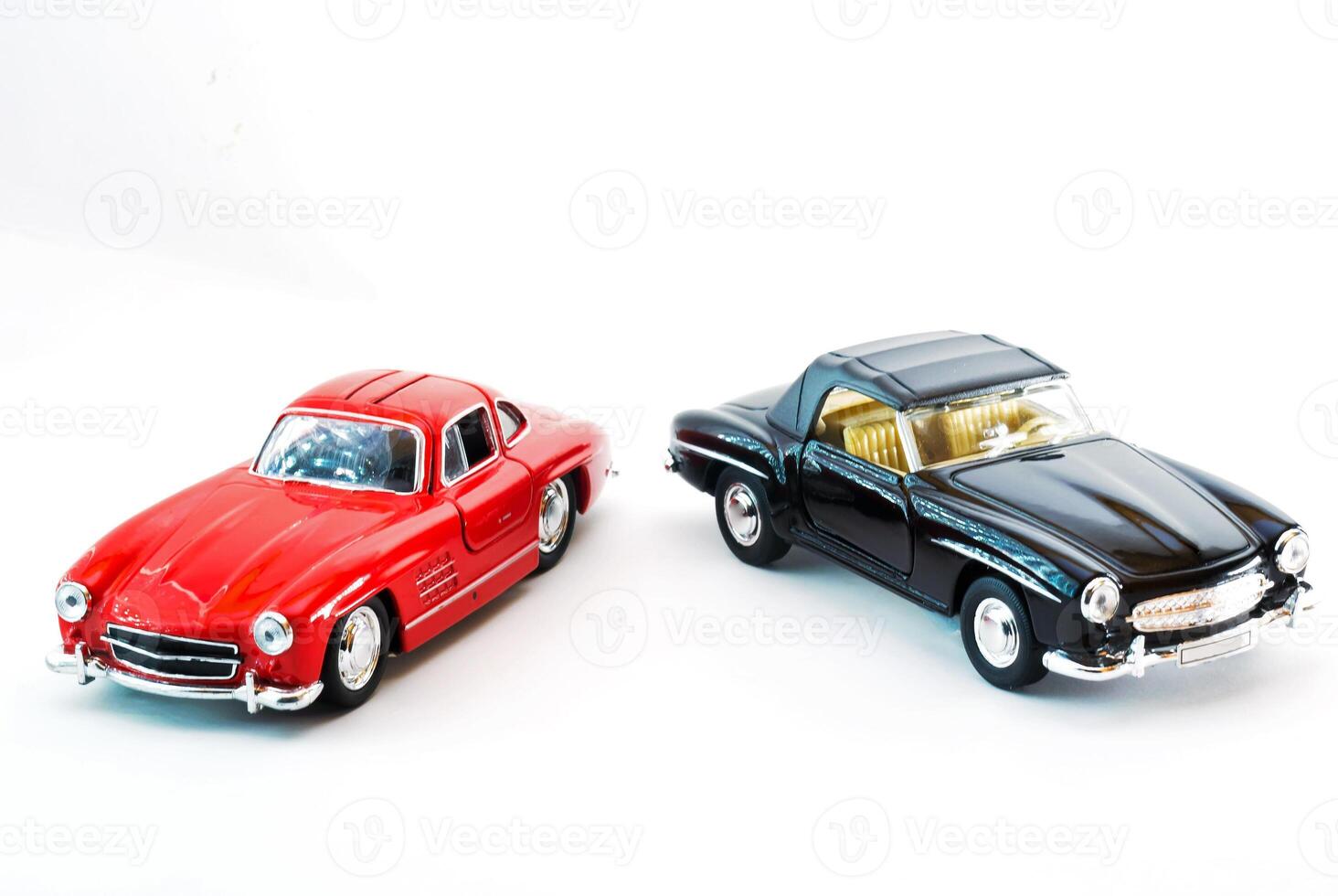 Sport car model in studio light photo