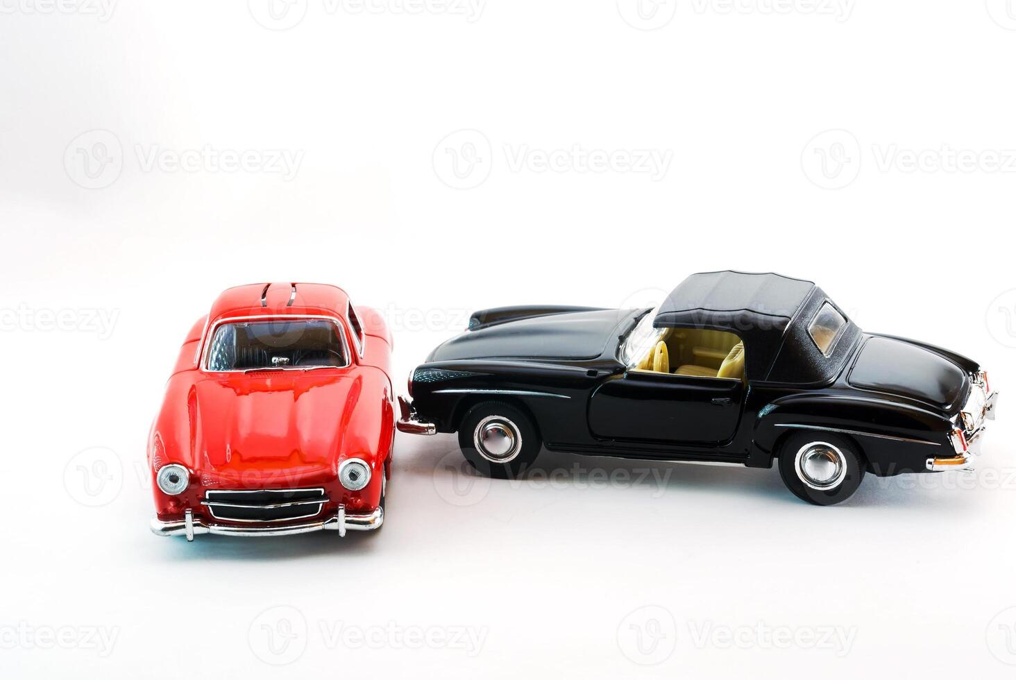 Sport car model in studio light photo