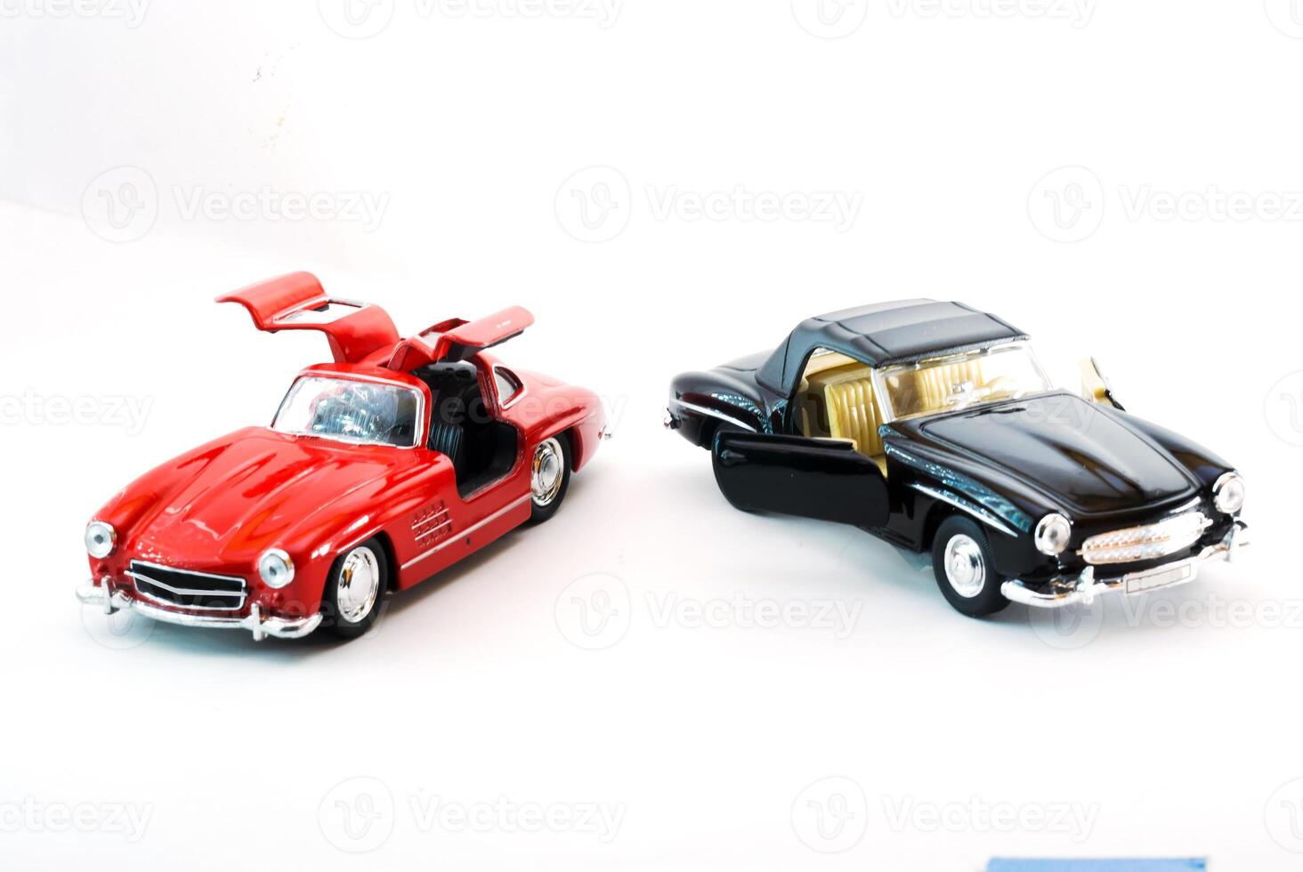 Sport car model in studio light photo