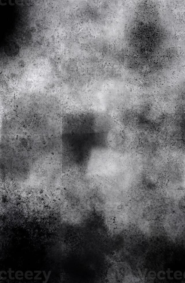 Abstract gray texture background with grunge effect, featuring dark stains, gradients, and subtle patterns. photo
