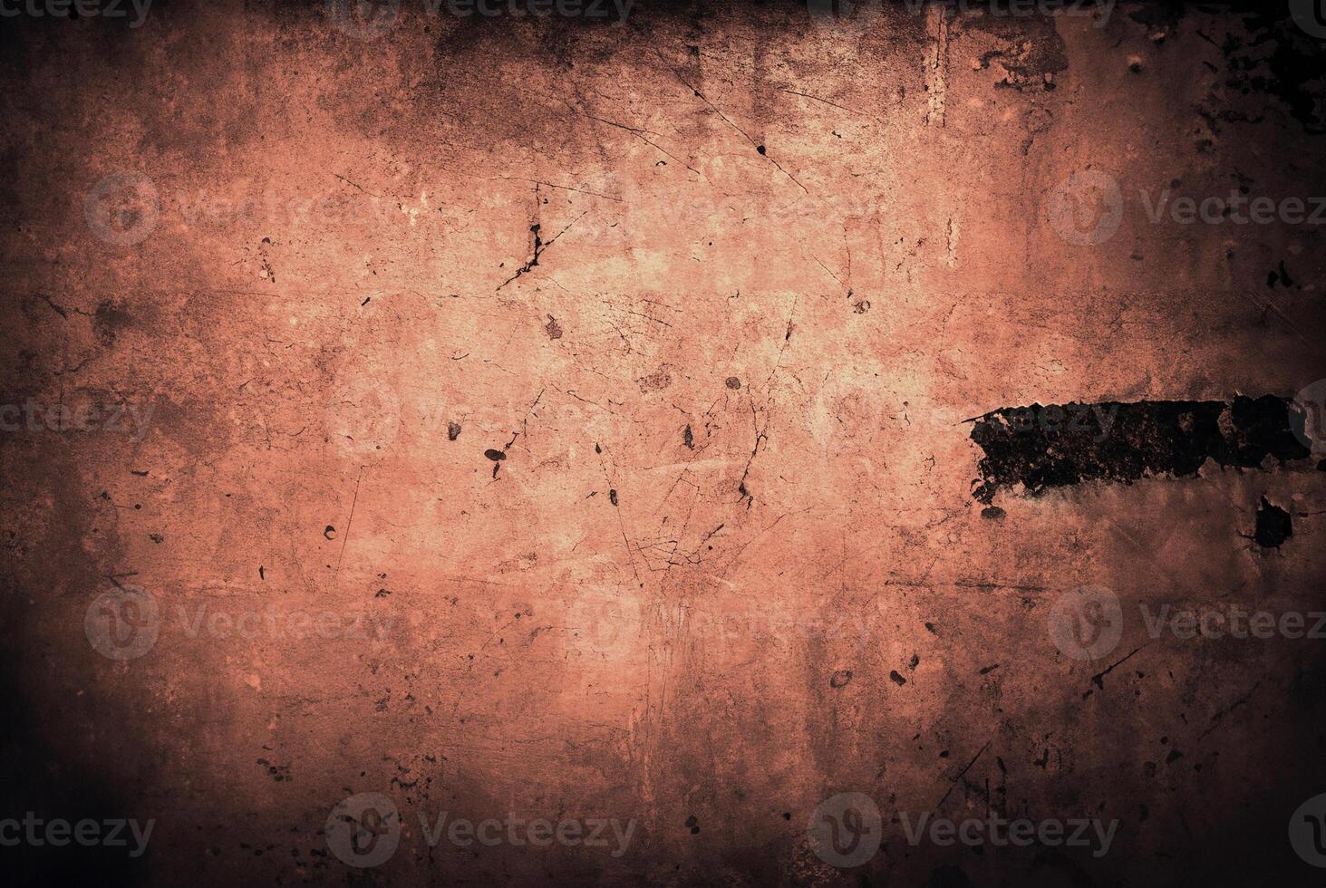 Rustic grunge texture with scratches and warm copper tones, ideal for vintage or industrial design backgrounds. photo