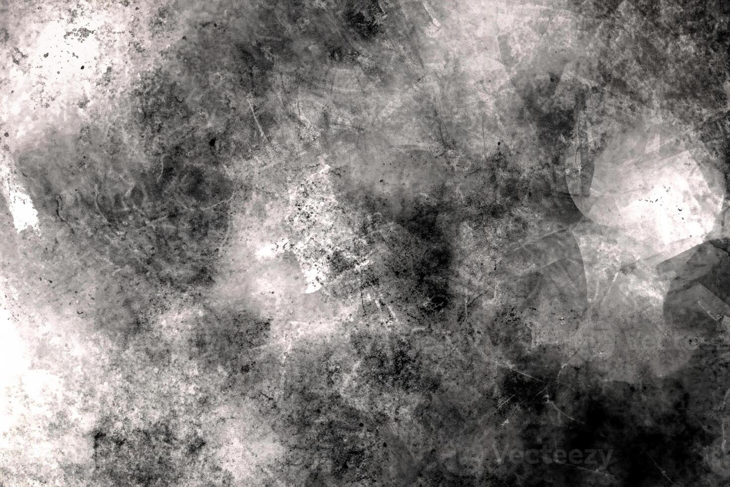Black and white abstract grunge texture with a distressed and rough design, suitable for creative backgrounds. photo