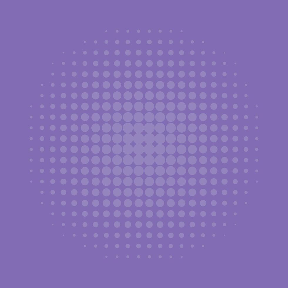 Purple halftone background. Halftone dots effect pattern. Background with dotted texture vector