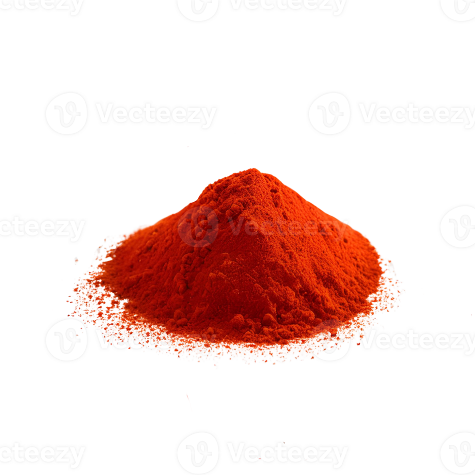 Vivid Red Chili Powder in a pile png