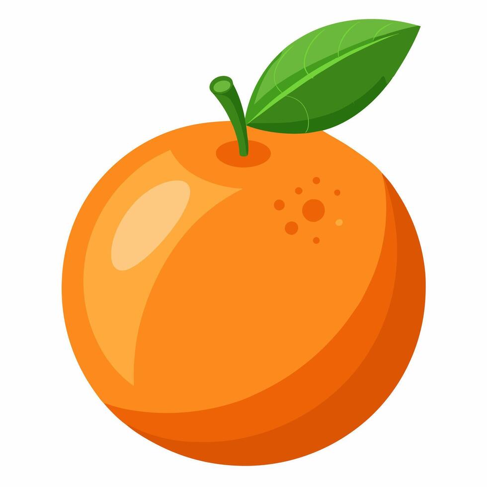 Unique Orange Color Illustration for Creative Use vector