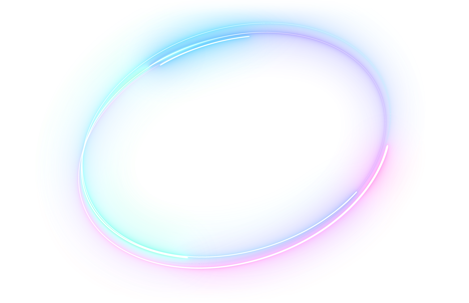 Abstract frame futuristic bright glowing neon laser line twirl curve ring. png